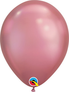 mauve chrome balloons 