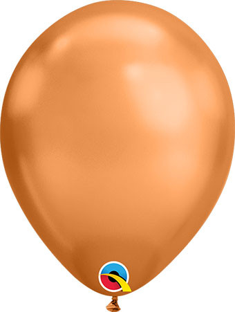 chrome copper balloons,copper color latex balloons