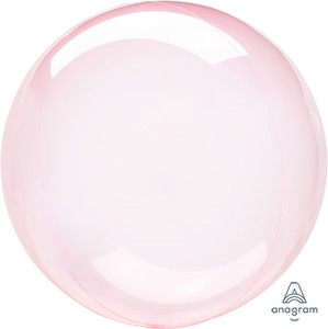 18" Crystal Clearz Dark Pink Transparent Bubble Balloon (1 PACK) #82848