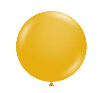 11" Tuf-Tex Mustard Latex Balloons 100ct  #10024