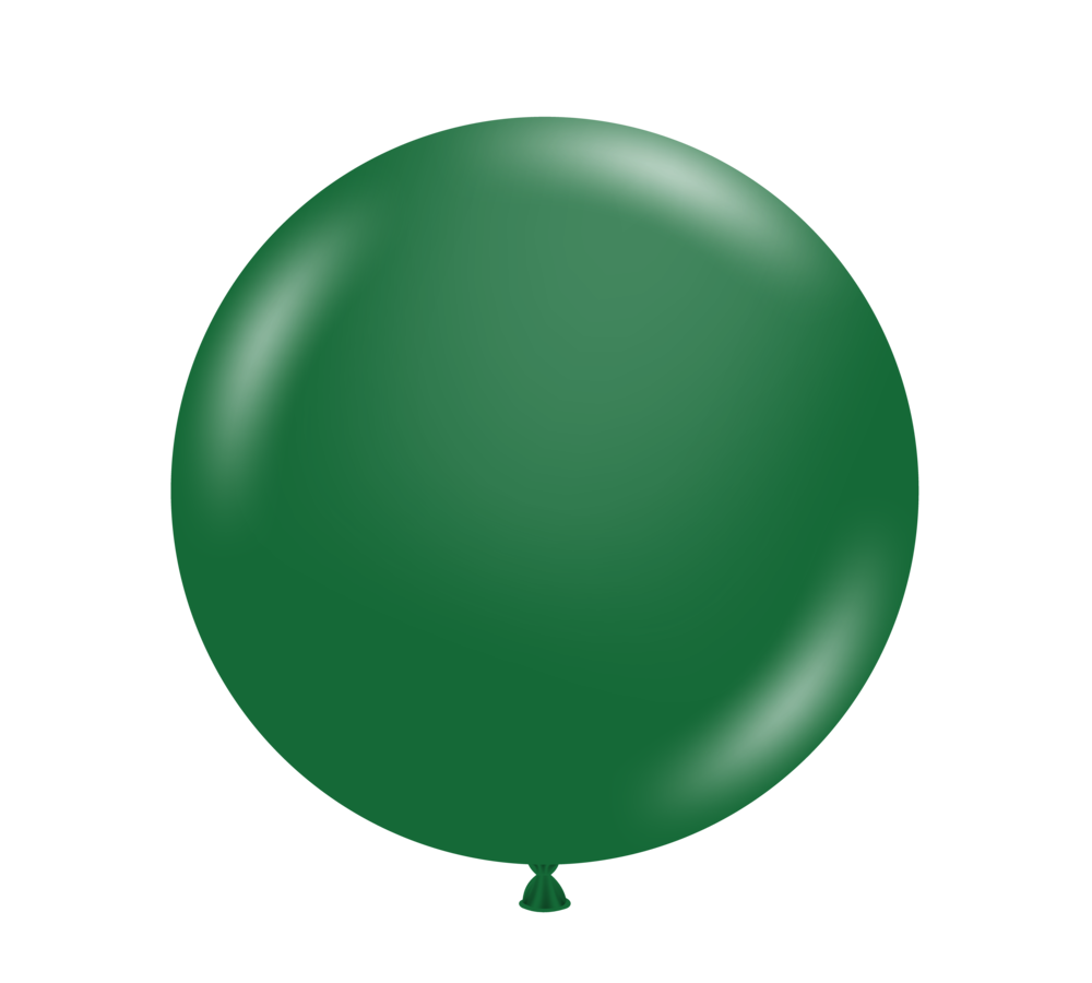 11" Tuf Tex Balloons Compare to Qualatex 11" Metallic Forest Green