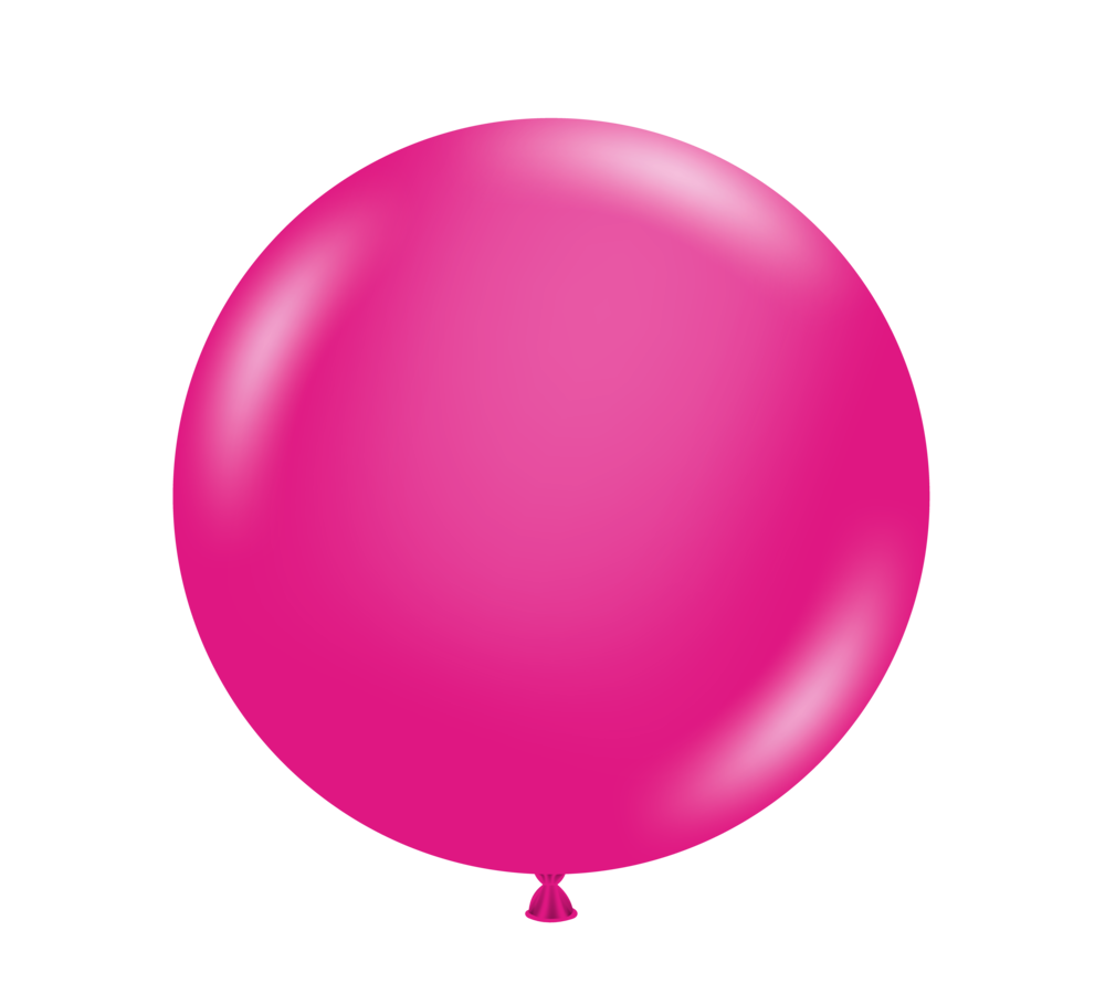enkel kruising Gehuurd Hot Pink Balloons 24" Tuf Tex Round Hot pink Balloons