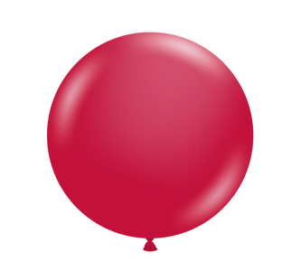 5" Tuf-Tex Metallic Star Fire Red Latex Balloons 50CT #15053