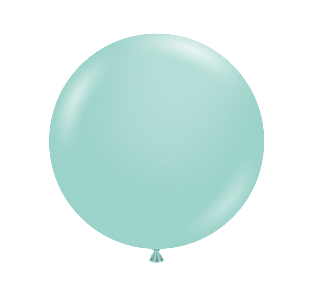 11" Sea Glass Balloons Premium Helium Quality Decorator Balloons Compare to  Qualatex Sapphire Blue & Save