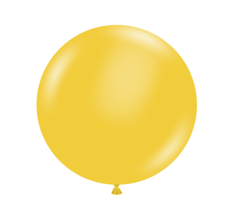 36" Tuf Tex Goldenrod Round Latex Balloon 1ct #3644