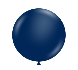 17" Tuf-Tex Metallic Midnight Blue Latex Balloons 50ct #17051