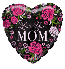 love mom balloons, happy mothers day