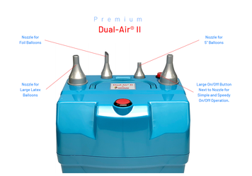 Premium Dual Air II Cool Air Dual Inflator Free Shipping #D-AIRII