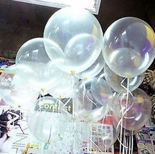 clear latex balloons see through balloons