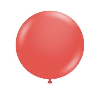 36" Tuf Tex Aloha Coral Round Latex Balloon 1ct #3645