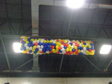 Drop Net Kit Balloons Included-RE-USEABLE -25' X 14'  #BNP-25