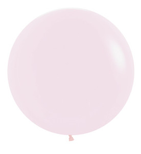 pastel pink latex balloons