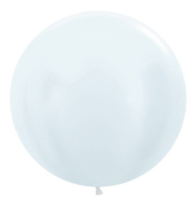 betallic 24" pearl white balloons