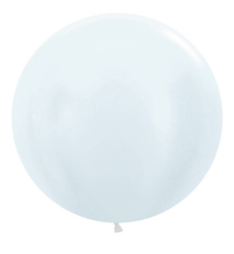 betallic 24" pearl white balloons
