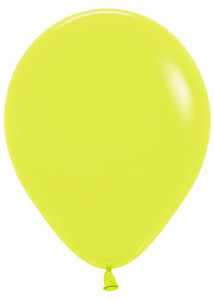neon balloons, neon yellow balloos, sempertex neon yellow balloons