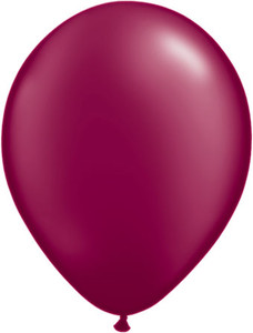 5" Qualatex Pearl Burgundy Latex Balloons 100Bag #43578