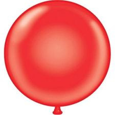 17" Tuf-Tex Red Helium Latex Balloons 72 CT #11707