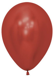 betallic balloons, sempertex balloons reflex red balloons