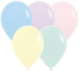sempertex pastel matte assorted balloons