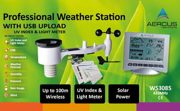 Aercus Instruments™ WS3085 Wireless Weather Station