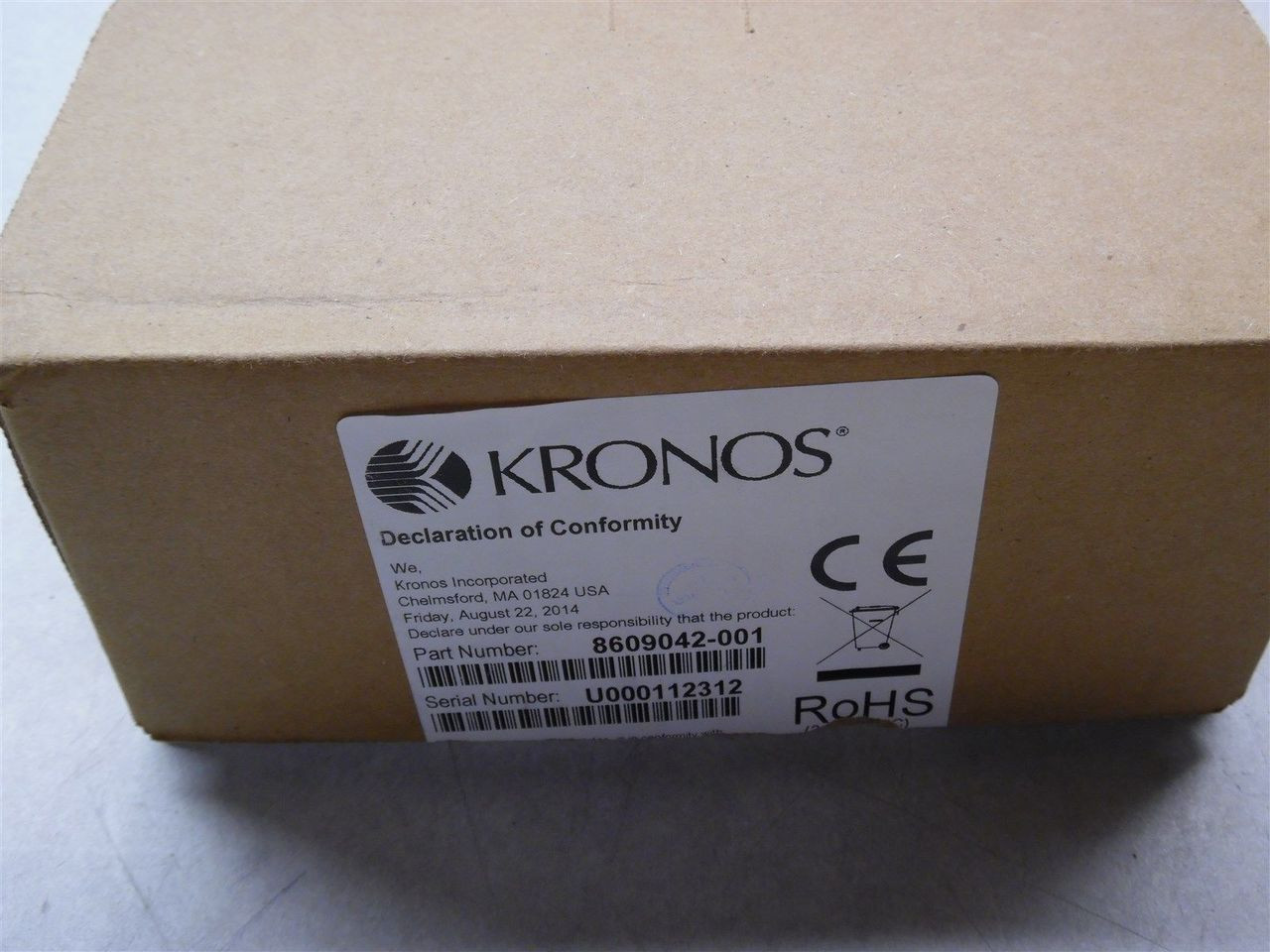 Kronos Touch ID Plus H3 / H4 Intouch 9000 9100 Biometric Reader 8609042-001  Brand New Factory Sealed - Magnolia Trading