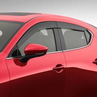 New Genuine Mazda 3 BP 19 Hatch Weathershields Side Window Vent Visors BEMFV3700
