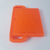 Side view 8" forklift fork cover
