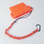 close up of strap and carabiner on 8" wide forklift fork cover