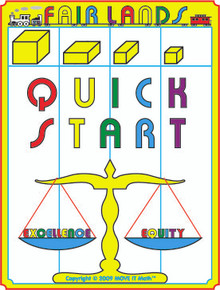 FREE e-book: Fair Lands QUICK START, Teacher Manual for the Fair Lands™ blocks and Ten Land blocks, 28 pages, K-6