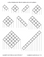 Lattice Multiplication is a derivative of Napier’s “bones”: numbered rods for multiplying and dividing created by John Napier c. 1600. To replicate the process with the rods, (1) draw a lattice with as many diagonal rows and columns as are needed to allow writing the problem across the top of the lattice, one digit per row or column, (2) split the cells in the lattice with vertical lines, (3) fill in the cells with the products of the digits at the ends of the intersecting rows and columns, inserting zeros as needed to fill in both sides of the cells, and (4) add the numbers between the vertical lines that result.