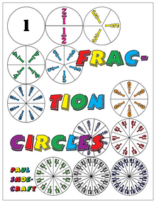 FREE e-book: Fraction Circles, 42 pages, K-9
