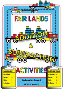 FREE e-book: Fair Lands Addition & Subtraction Activities, 120 pages, K-6