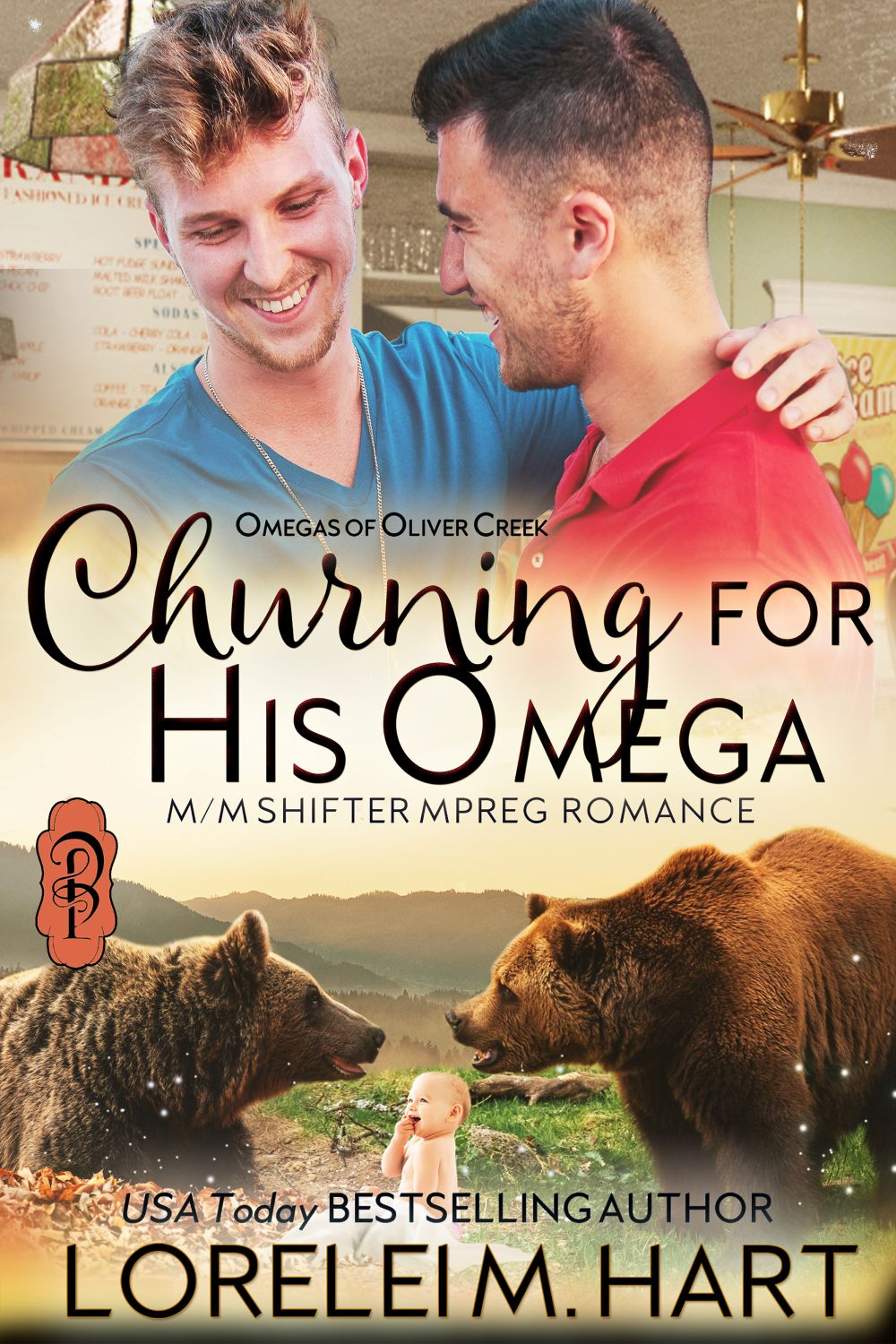 Churning for His Omega by Lorelei M. Hart