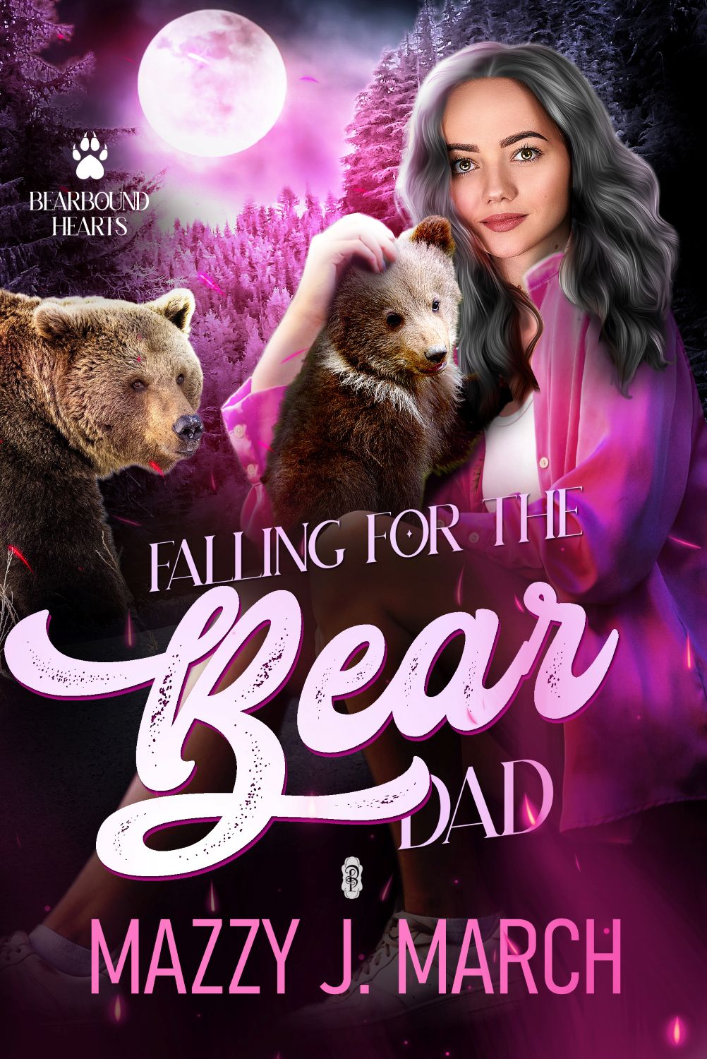Falling for the Bear Dad by Mazzy J. March