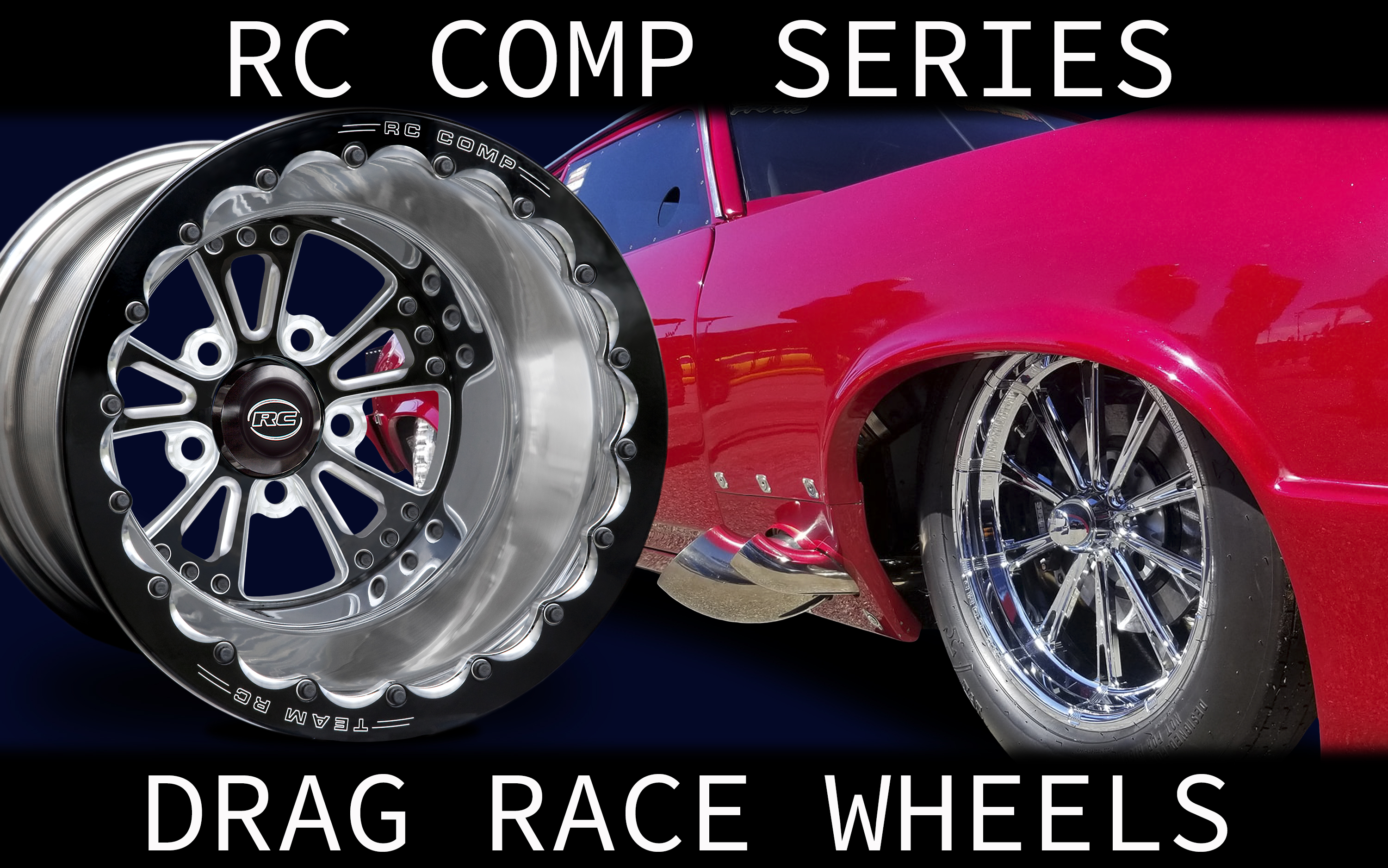 RC Comp Series Drag Race Wheels