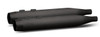 RCX Exhaust 4.0" Slip-on Mufflers, Ceramic Black with Blitz black Tips.