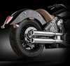 RCX Exhaust  3.0 slip-on mufflers with Rival Shorty chrome tips.