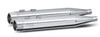 RCX Exhaust 4.0" Slip-on Mufflers, Chrome with Rival chrome tips.