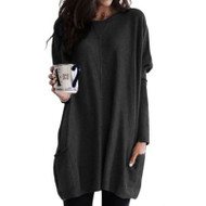 Casual Long Sleeve Top with pockets