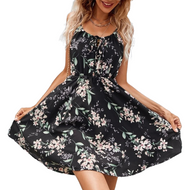 Pullover Printed Waistband Skirt
