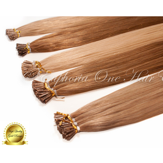 U Tip Brazilian Gold Remy Double Drawn Hair Extensions 25