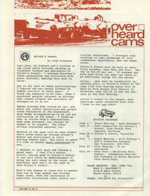 Overheard Cams January 1970