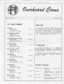 Overheard Cams 1974 Full Year