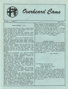 Overheard Cams June 1974