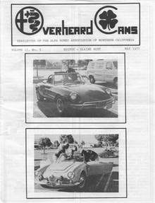 Overheard Cams September 1977