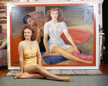 This is an image of 243656 Paulette Goddard Photograph & Poster