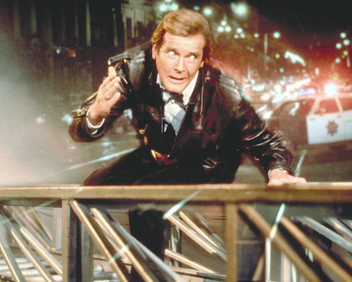 This is an image of 256823 Roger Moore Photograph & Poster