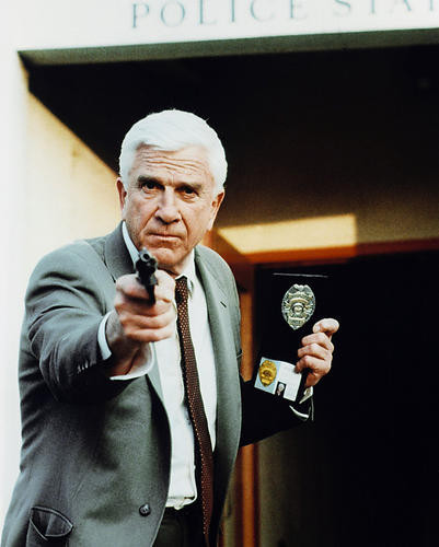 This is an image of 213082 Leslie Nielsen Photograph & Poster
