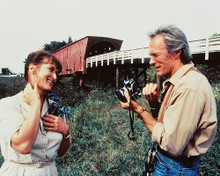 This is an image of 215293 Clint Eastwood & Meryl Streep Photograph & Poster