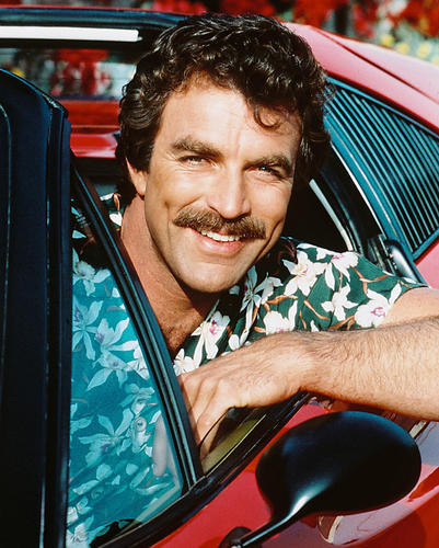 This is an image of 241861 Tom Selleck Photograph & Poster